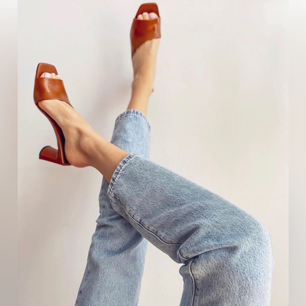NWT ZARA Sandals/Mules ZARA leather